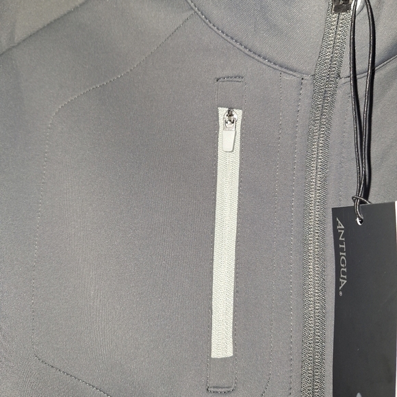 Antigua Official NBA Biston Celtic Women's Gray Jacket with Embroidered Logo - Picture 5 of 10